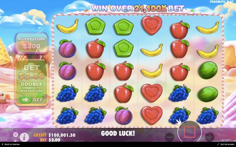 Chơi Máy Đánh Bài Sweet Bonanza Tại E2BET